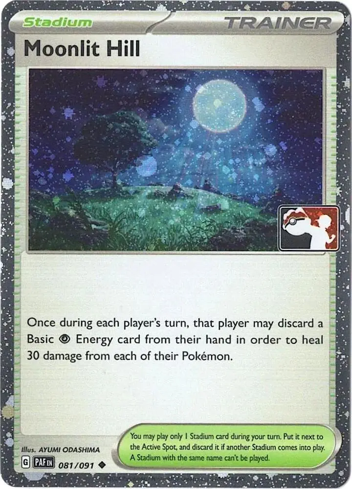Moonlit Hill, Prize Pack Series Cards 081/091