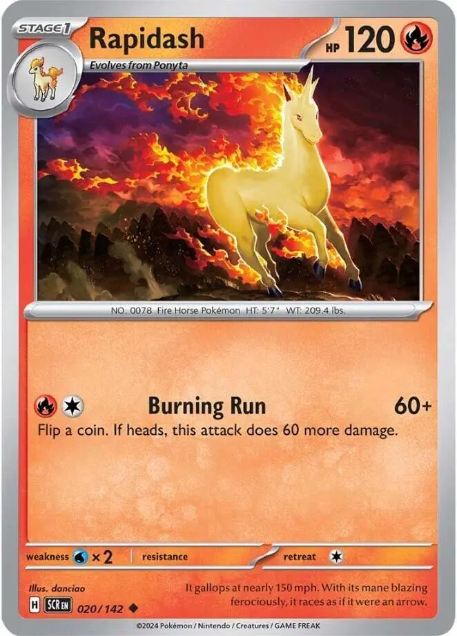 Rapidash, Stellar Crown 020/142