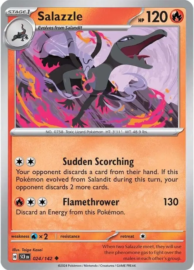 Salazzle, Stellar Crown 024/142