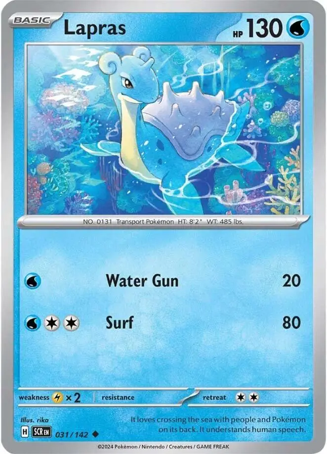 Lapras, Stellar Crown 031/142