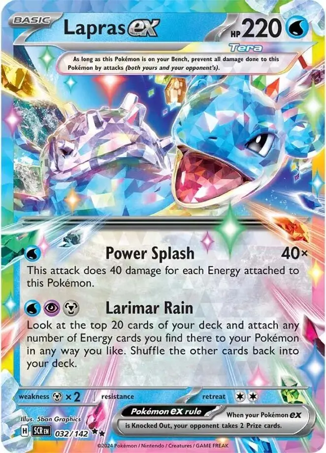 Lapras ex, Stellar Crown 032/142