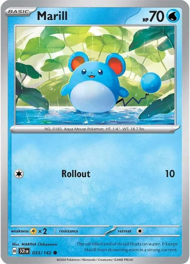 Marill, Stellar Crown 033/142