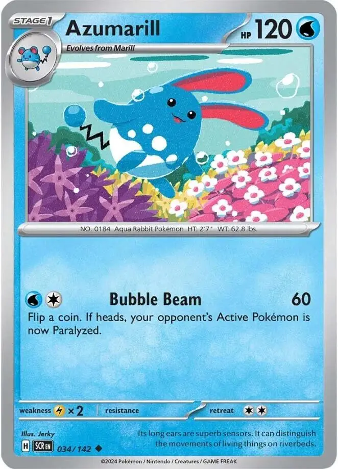 Azumarill, Stellar Crown 034/142