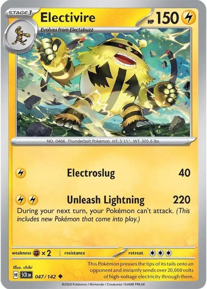 Electivire, Stellar Crown 047/142