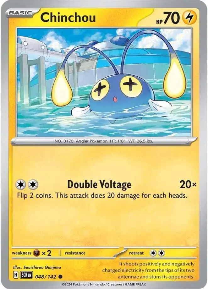Chinchou, Stellar Crown 048/142