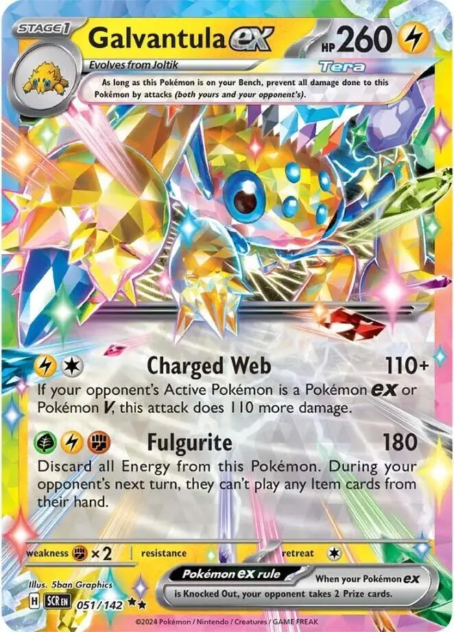 Galvantula ex, Stellar Crown 051/142