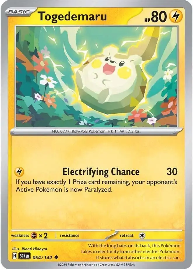 Togedemaru, Stellar Crown 054/142