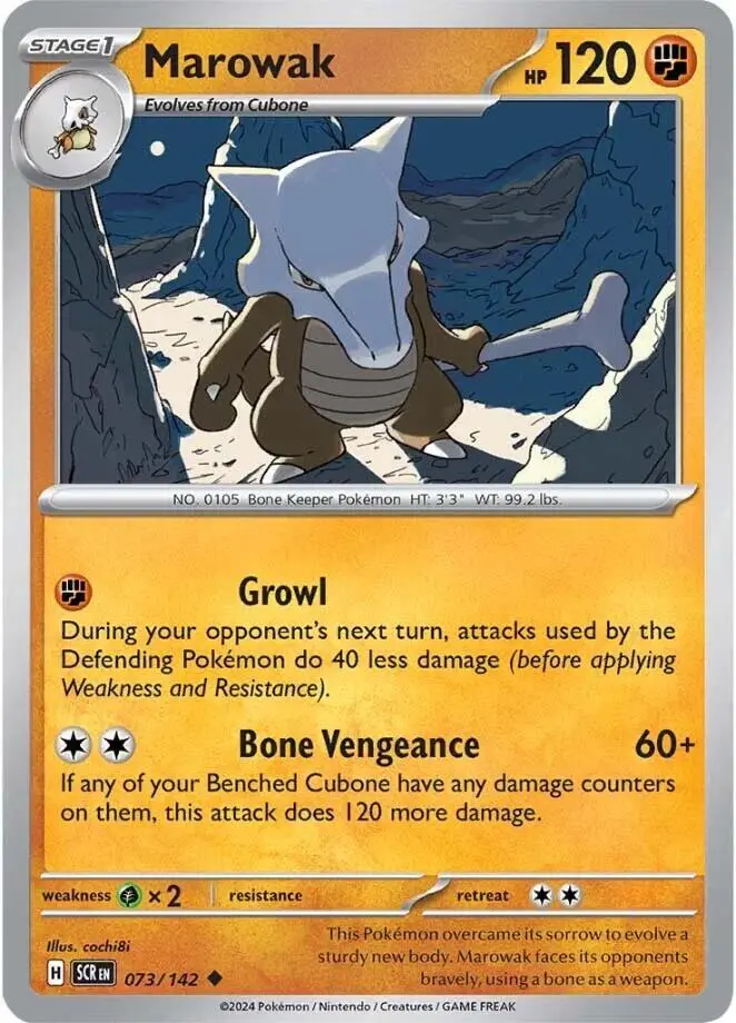 Marowak, Stellar Crown 073/142