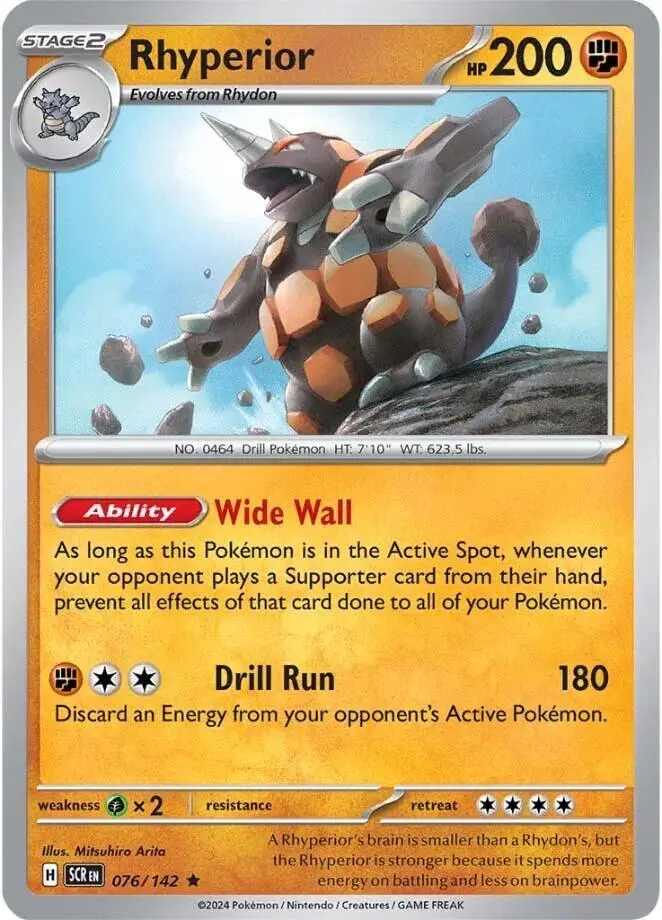 Rhyperior, Stellar Crown 076/142