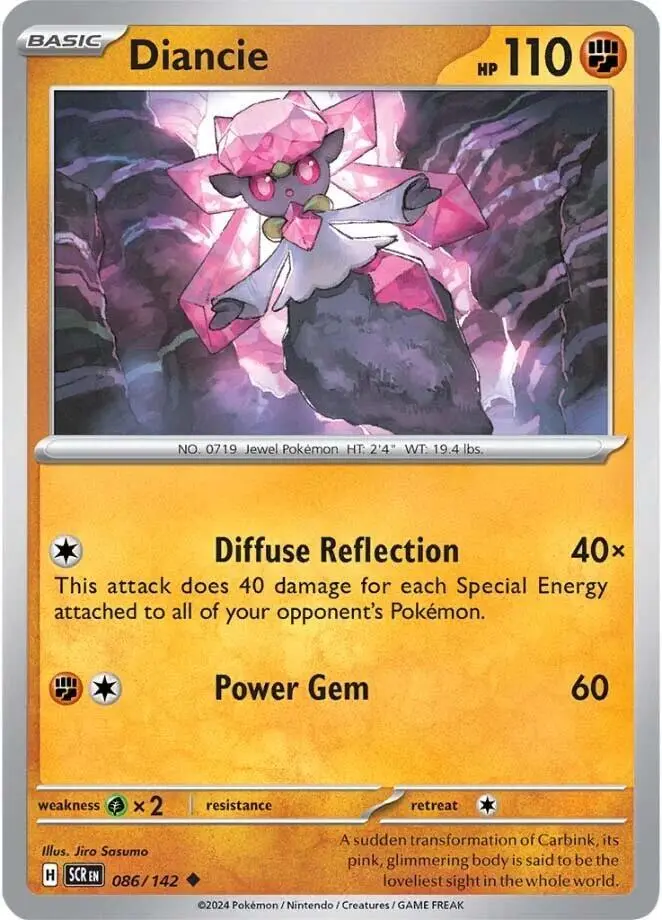Diancie, Stellar Crown 086/142