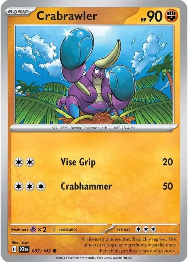 Crabrawler, Stellar Crown 087/142