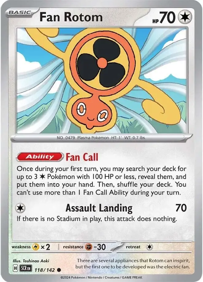 Fan Rotom, Stellar Crown 118/142