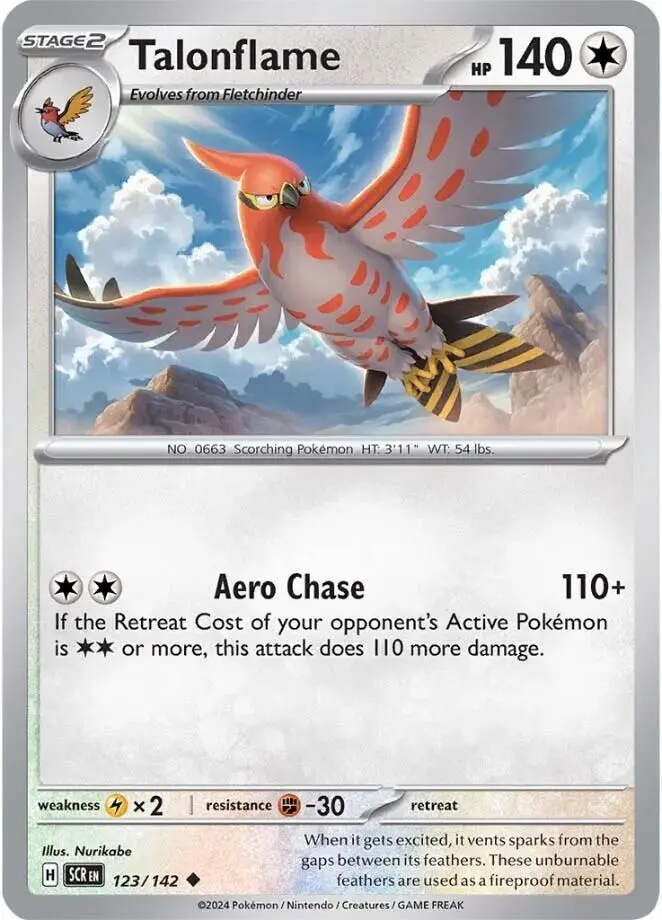 Talonflame, Stellar Crown 123/142