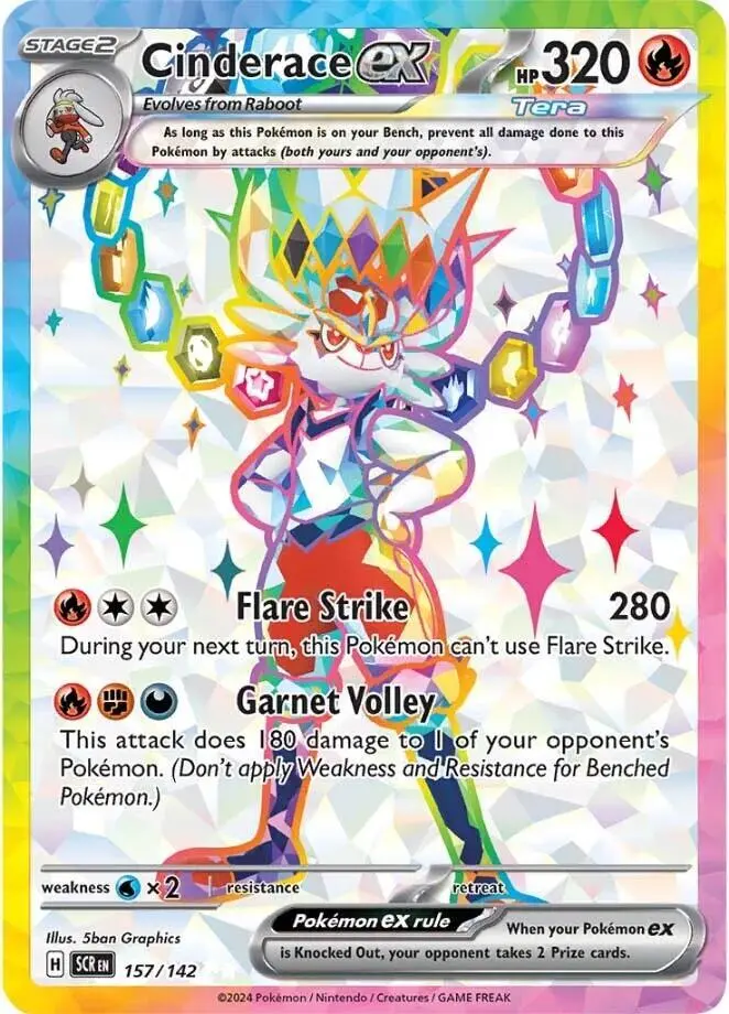 Cinderace ex, Stellar Crown 157/142