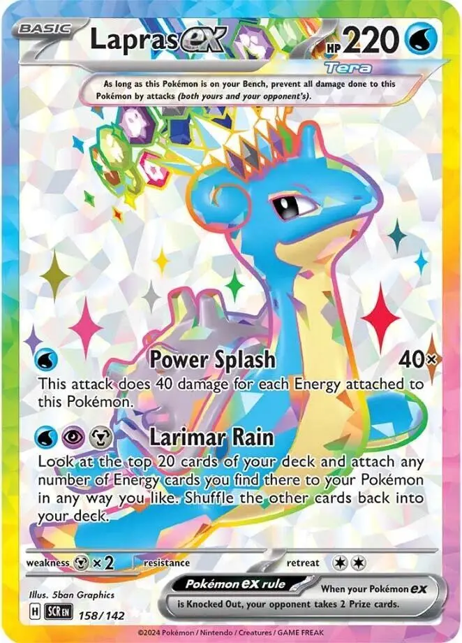 Lapras ex, Stellar Crown 158/142