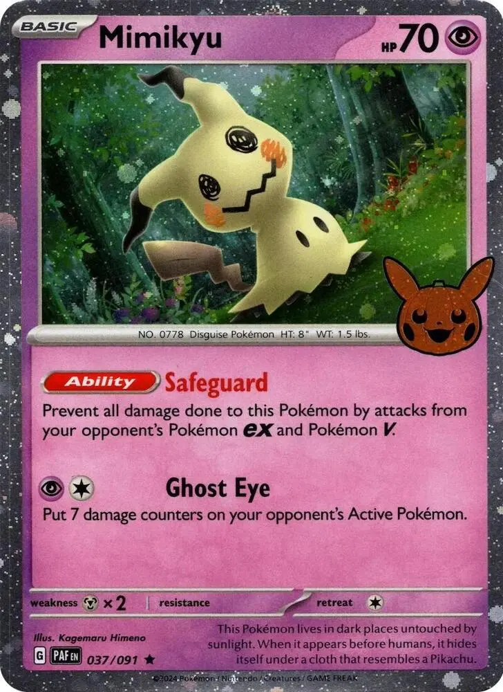 Mimikyu, Trick or Trade BOOster Bundle 2024 037/091