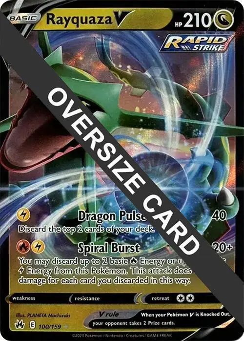 Rayquaza V 100/159, Jumbo cards 100/159