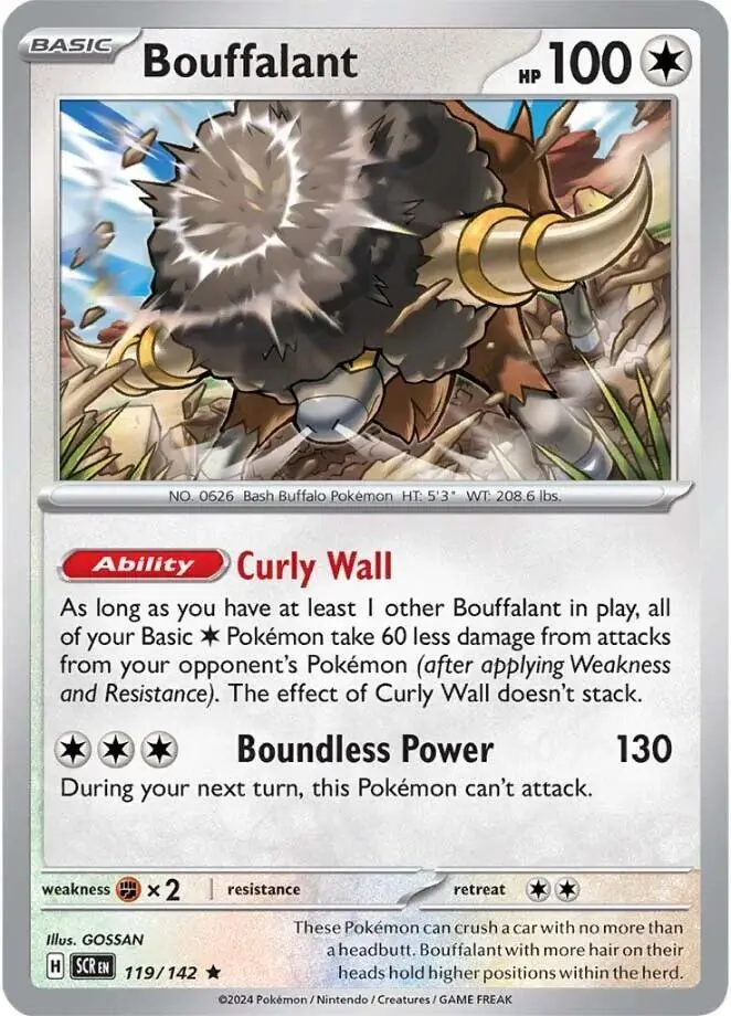 Bouffalant, Deck Exclusives 119/142