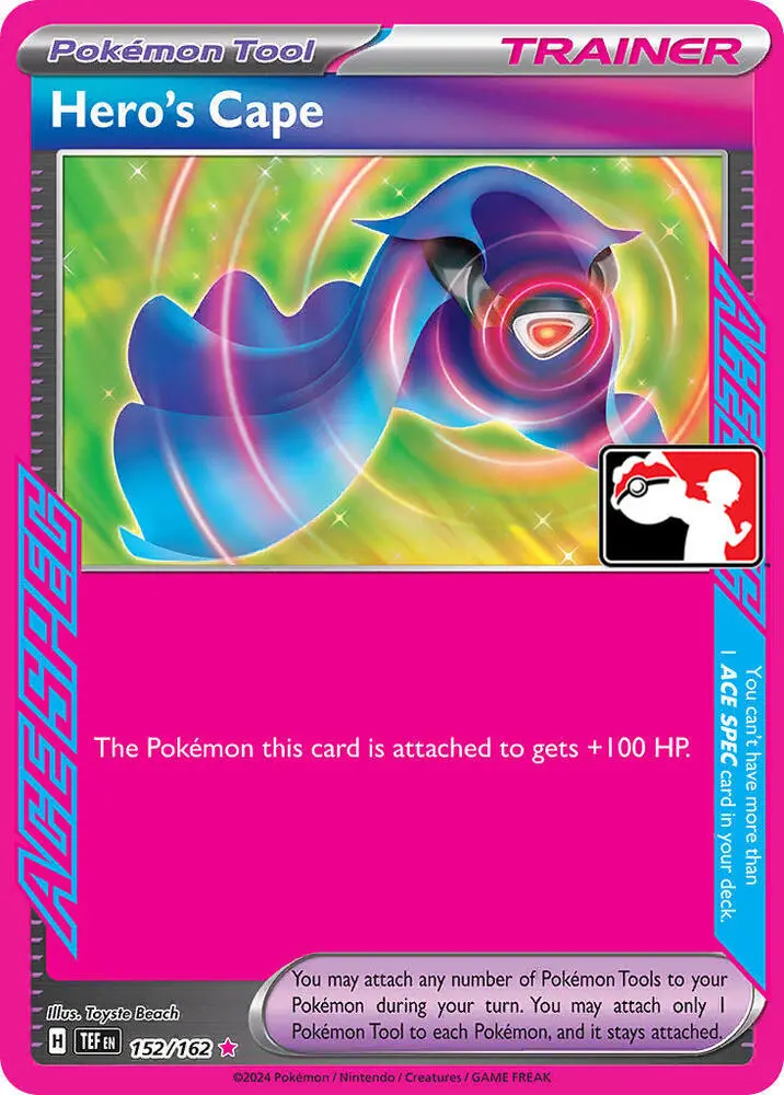 Hero's Cape, Prize Pack Series Cards 152/162
