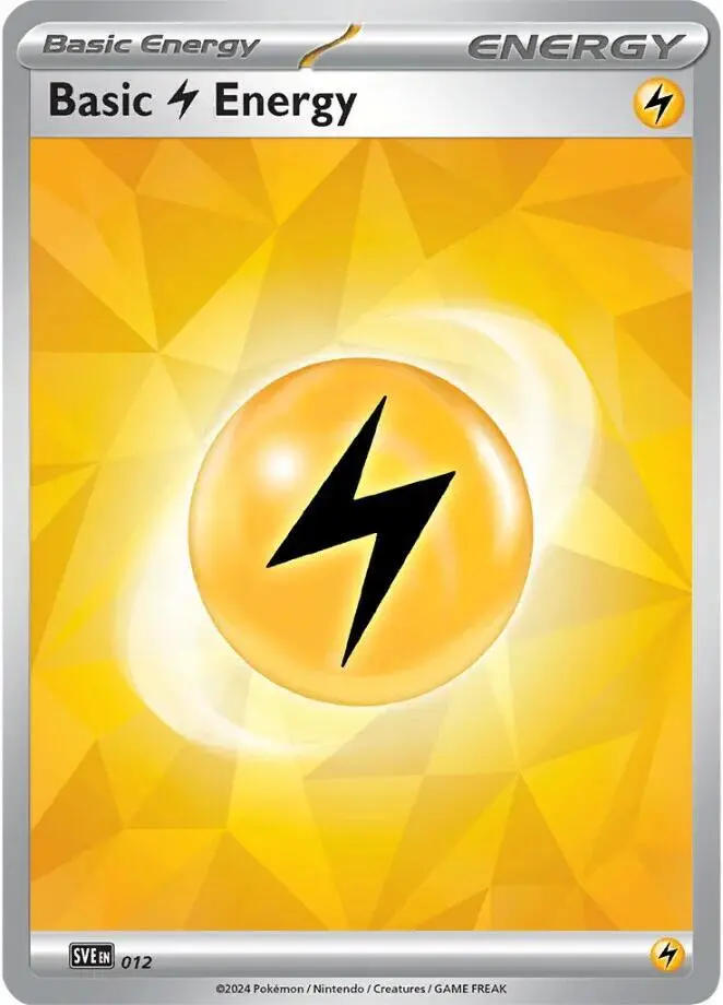 Lightning Energy, Scarlet & Violet Energy 012/24