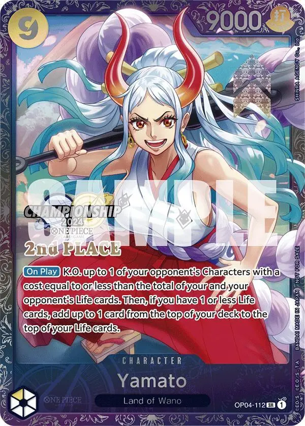 Yamato (Championship 2024 Finals 2nd Place), One Piece Promotion Cards OP04-112