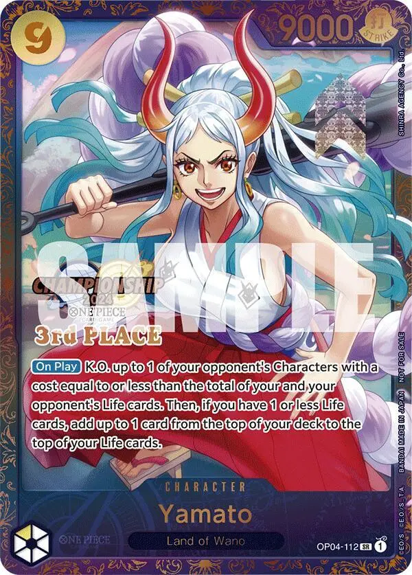 Yamato (Championship 2024 Finals 3rd Place), One Piece Promotion Cards OP04-112