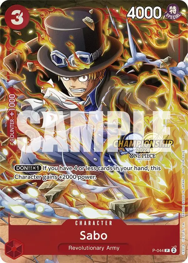 Sabo (CS 2024 Event Pack), One Piece Promotion Cards P-044