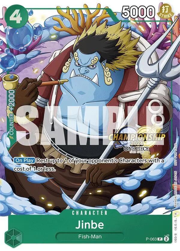 Jinbe (CS 2024 Event Pack), One Piece Promotion Cards P-063