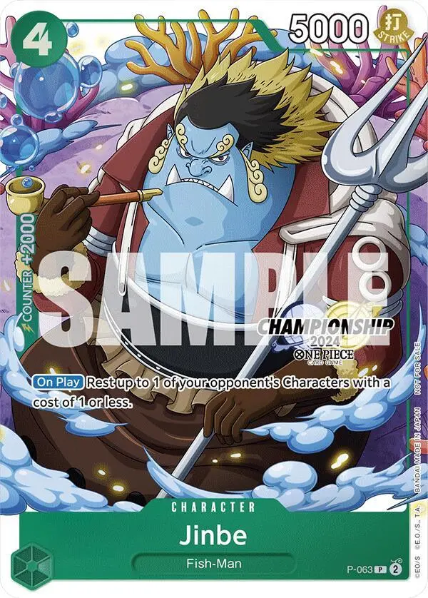 Jinbe (CS 2024 Event Pack Finalist), One Piece Promotion Cards P-063