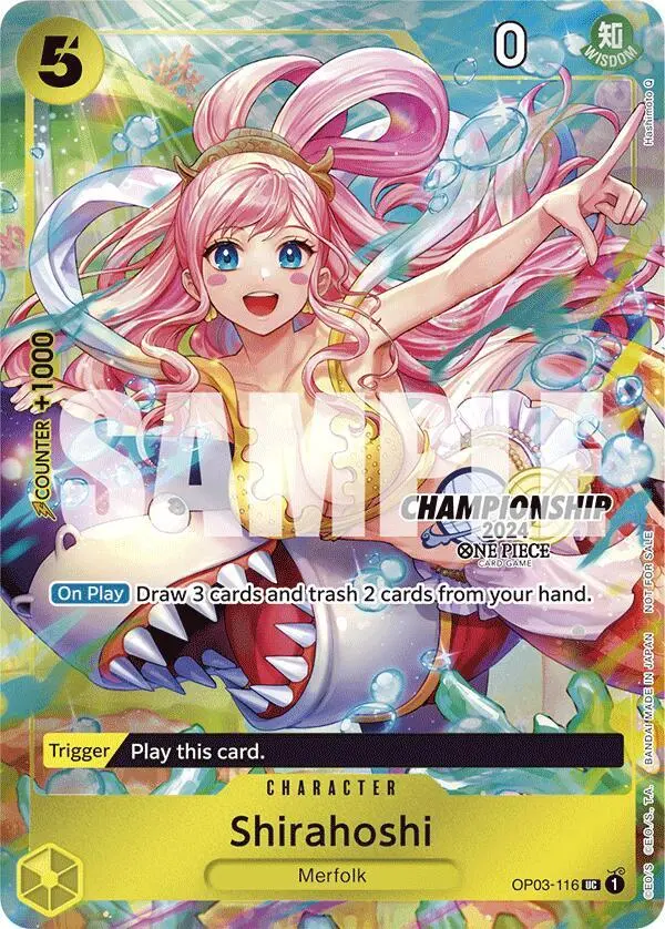 Shirahoshi (CS 2024 Celebration Pack), One Piece Promotion Cards OP03-116