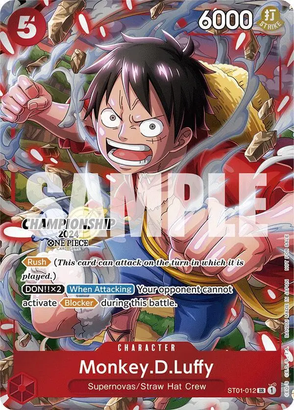 Monkey.D.Luffy (CS 2024 Celebration Pack), One Piece Promotion Cards ST01-012