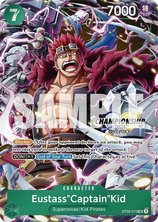 Eustass"Captain"Kid (CS 2024 Celebration Pack), One Piece Promotion Cards ST02-013