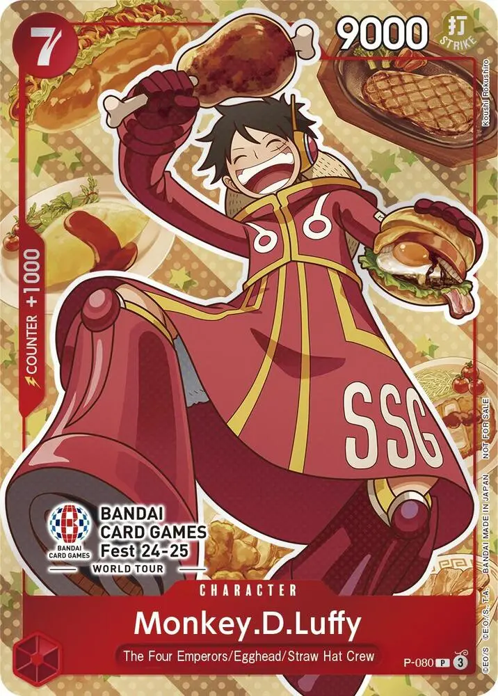 Monkey.D.Luffy (Bandai Card Games Fest 24-25), One Piece Promotion Cards P-080