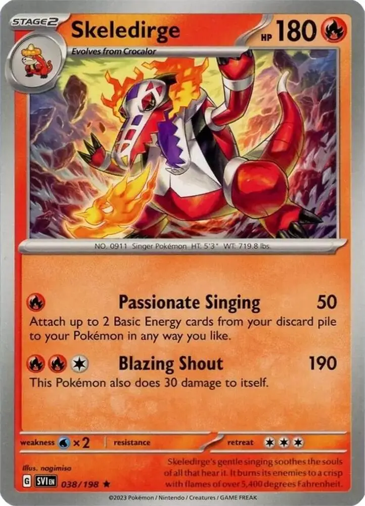 Skeledirge, Deck Exclusives 038/198
