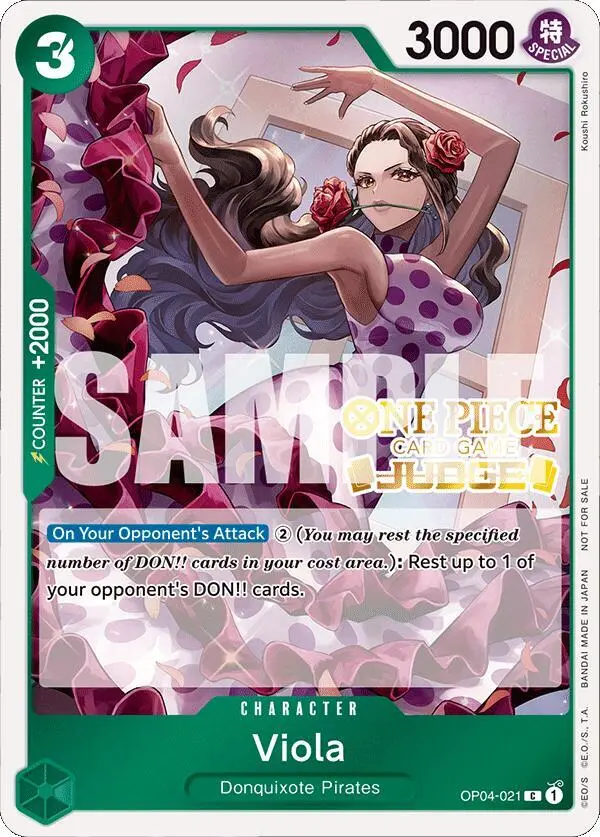 Viola (Judge Pack Vol. 4), One Piece Promotion Cards OP04-021