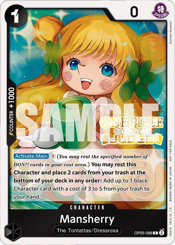 Mansherry (Judge Pack Vol. 4), One Piece Promotion Cards OP05-088