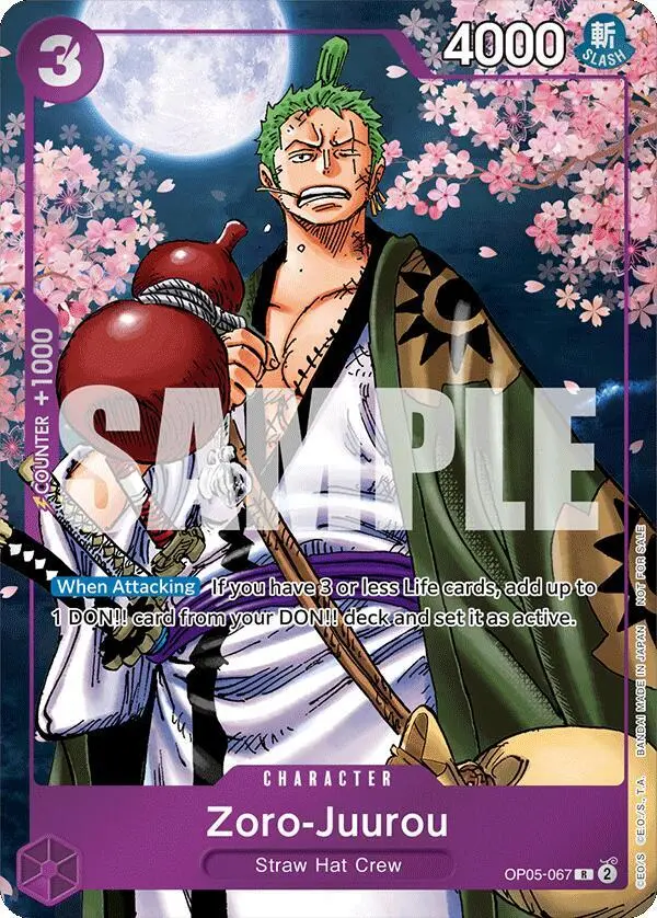 Zoro-Juurou (Event Pack Vol. 5), One Piece Promotion Cards OP05-067
