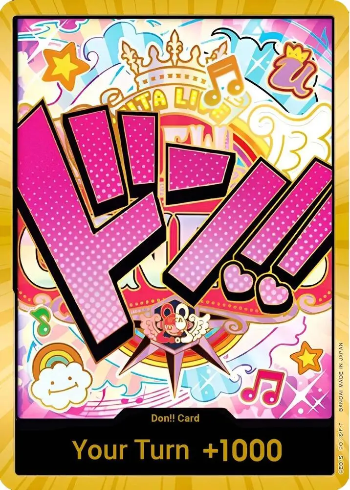 DON!! Card (Uta Gold), Premium Booster -The Best- DON!!
