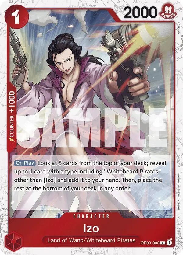 Izo (Jolly Roger Foil), Premium Booster -The Best- OP03-003