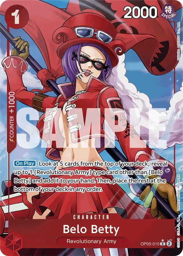 Belo Betty (Alt Art), Premium Booster -The Best- OP05-015