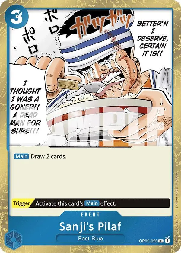 Sanji's Pilaf (Jolly Roger Foil), Premium Booster -The Best- OP03-056