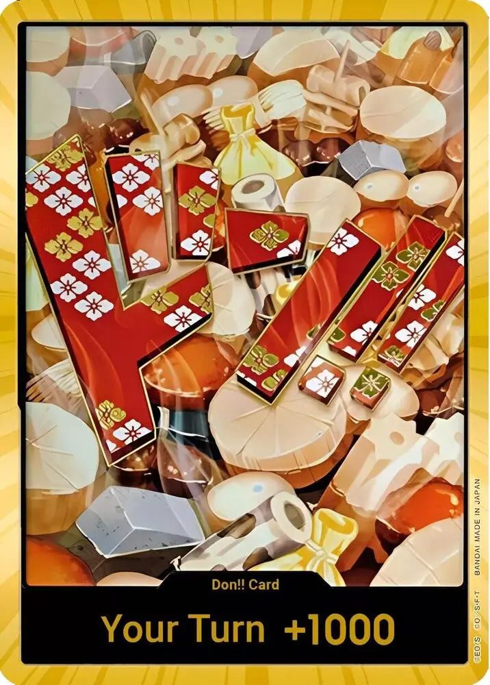 DON!! Card (Oden Gold), Premium Booster -The Best- DON!!
