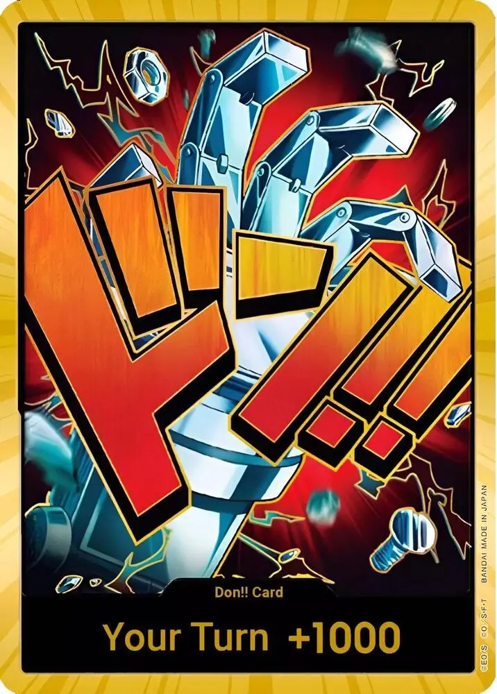 DON!! Card (Eustass "Captain" Kid Gold), Premium Booster -The Best- DON!!