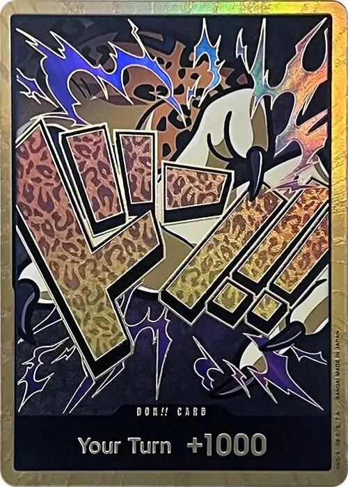 DON!! Card (Rob Lucci Gold), Premium Booster -The Best- DON!!
