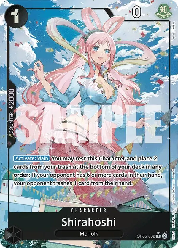 Shirahoshi (Full Art), Premium Booster -The Best- OP05-082