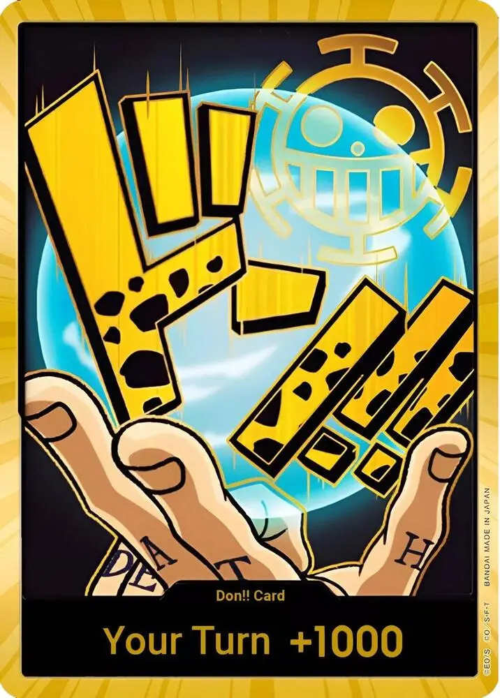 DON!! Card (Trafalgar Law Gold), Premium Booster -The Best- DON!!