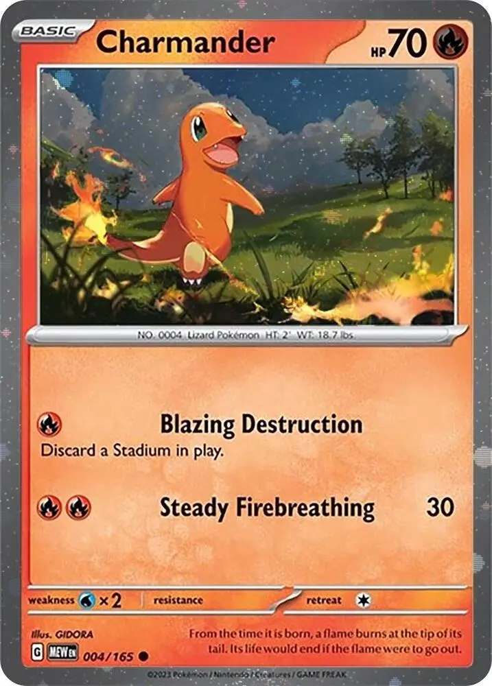 Charmander, Miscellaneous Cards & Products 004/165