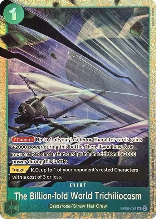 The Billion-fold World Trichiliocosm (Premium Card Collection -Best Selection Vol. 2-), One Piece Promotion Cards OP06-038