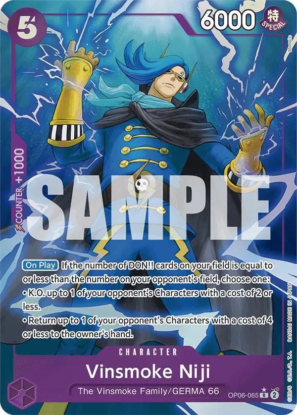 Vinsmoke Niji (Full Art), Premium Booster -The Best- OP06-065