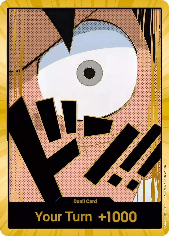 DON!! Card (Luffy Gold), Premium Booster -The Best- DON!!